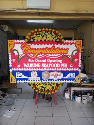 Papan Bunga di Pakijangan Bulakamba